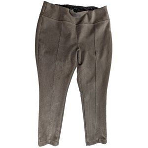 Andrew Marc Women's Super Soft Stretch Faux Suede Pull On Pants  XXL